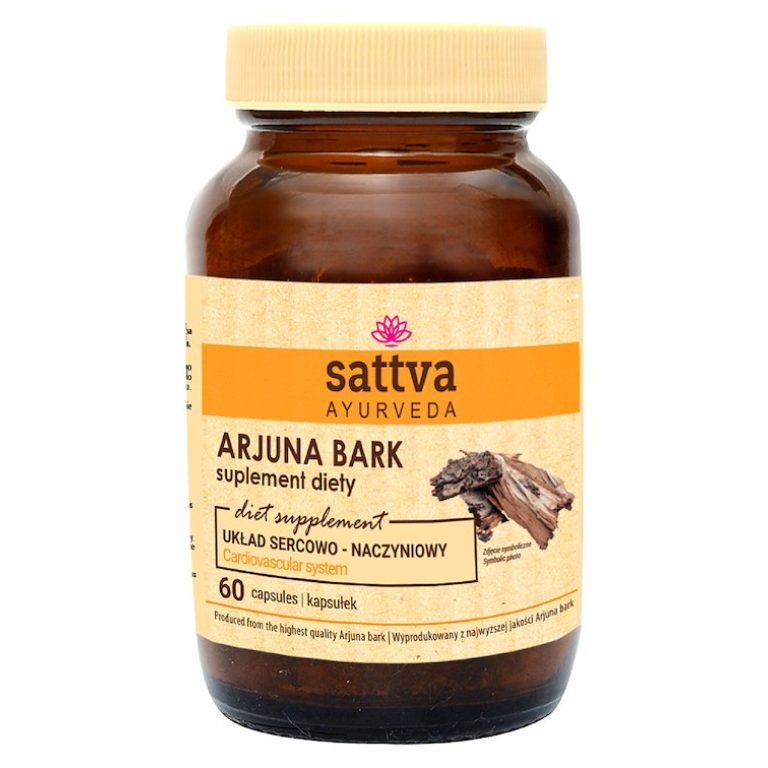 ARJUNA BARK EKSTRAKT (450 mg) 60 KAPSUŁEK - SATTVA (FOODS)
