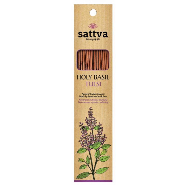 KADZIDŁO INDYJSKIE TULSI (15 szt.) 30 g - SATTVA (WELLNESS)