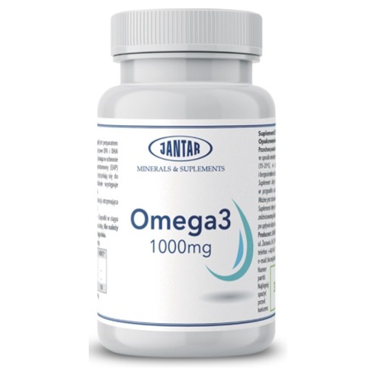 OMEGA-3 (1000 mg) 90 KAPSUŁEK - JANTAR