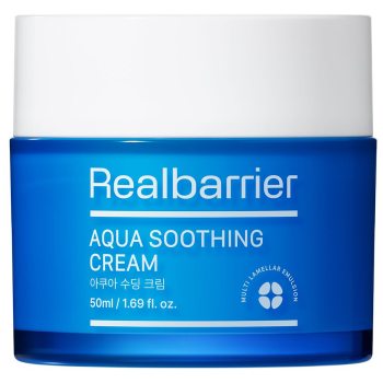 KREM KOREAŃSKI DO TWARZY AQUA SOOTHING INTENSYWNIE NAWILŻAJĄCO - KOJĄCY 50 ml - REAL BARRIER