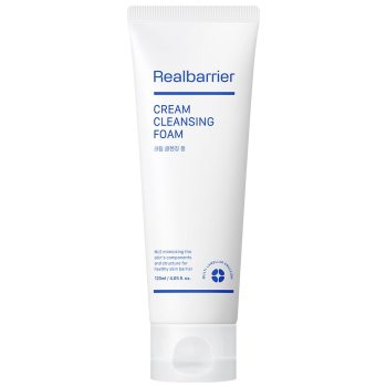 PIANKA KOREAŃSKA DO TWARZY CREAM NAWILŻAJĄCA OCZYSZCZAJĄCA Z CERAMIDAMI 120 ml - REAL BARRIER