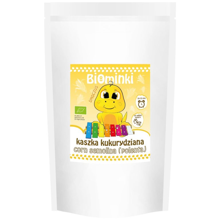 KASZKA KUKURYDZIANA BEZ DODATKU CUKRÓW BIO 200 g - BIOMINKI