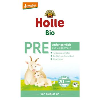 MLEKO KOZIE PRE POCZĄTKOWE DLA NIEMOWLĄT DEMETER BIO 400 g - HOLLE