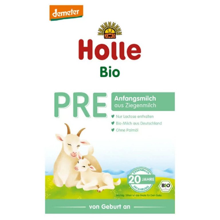 MLEKO KOZIE PRE POCZĄTKOWE DLA NIEMOWLĄT DEMETER BIO 400 g - HOLLE
