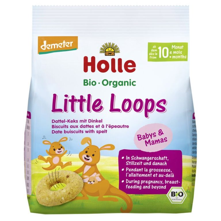 CIASTECZKA ORKISZOWO - DAKTYLOWE OD 10 MIESIĄCA DEMETER BIO 80 g - HOLLE