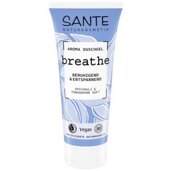 ŻEL POD PRYSZNIC BREATHE PACZULA I FASOLA TONKA ECO 200 ml - SANTE