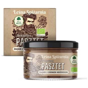 PASZTET Z ŻOŁĘDZI Z CZOSNKIEM NIEDŹWIEDZIM BIO 200 g - DARY NATURY