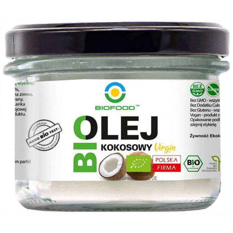 OLEJ KOKOSOWY VIRGIN BIO 180 ml - BIO FOOD