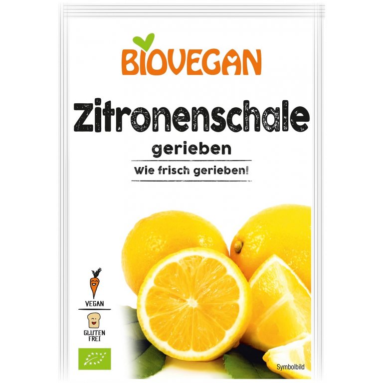SKÓRKA CYTRYNY MIX BEZGLUTENOWA BIO 9 g - BIOVEGAN