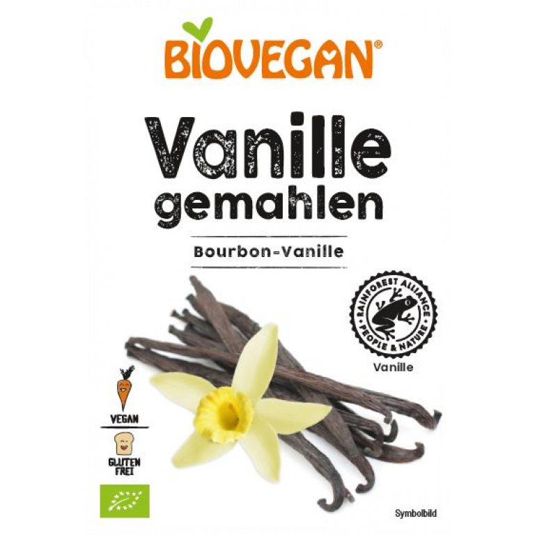 WANILIA BOURBON MIELONA BEZGLUTENOWA BIO 5 g - BIOVEGAN