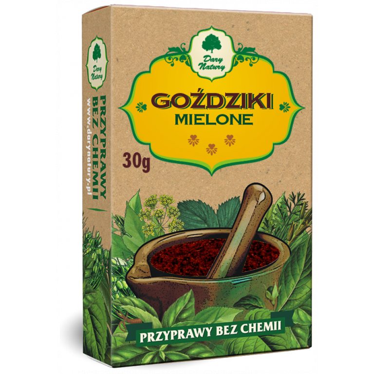 GOŹDZIKI MIELONE 30 g - DARY NATURY