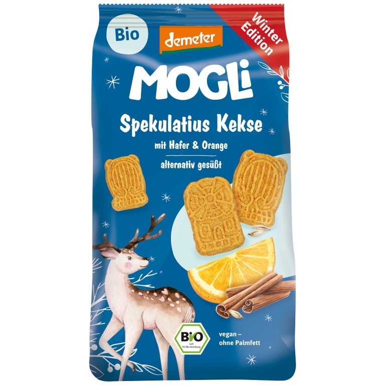 CIASTKA KORZENNE O SMAKU POMARAŃCZY DEMETER BIO 125 g - MOGLI (PRODUKT SEZONOWY)