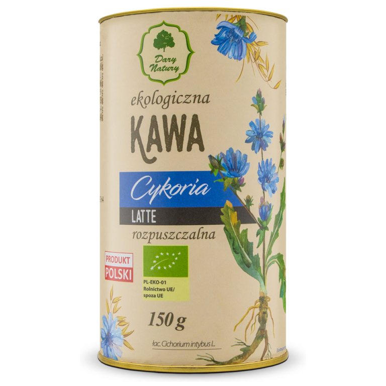 KAWA Z KORZENIA CYKORII LATTE BIO 150 g - DARY NATURY