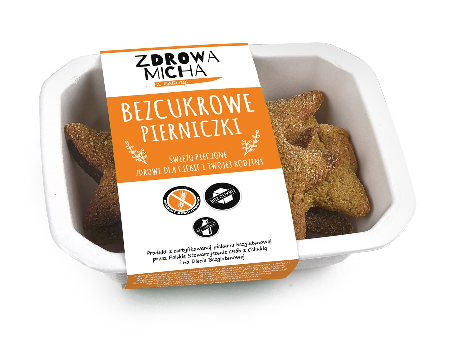 PIERNICZKI Z MIODEM BEZGLUTENOWE 95 g - ZDROWA MICHA (NA ZAMÓWIENIE)