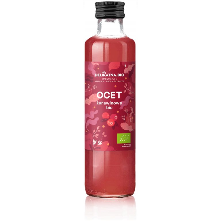 OCET ŻURAWINOWY BIO 250 ml - DELIKATNA (ZAKWASOWNIA)