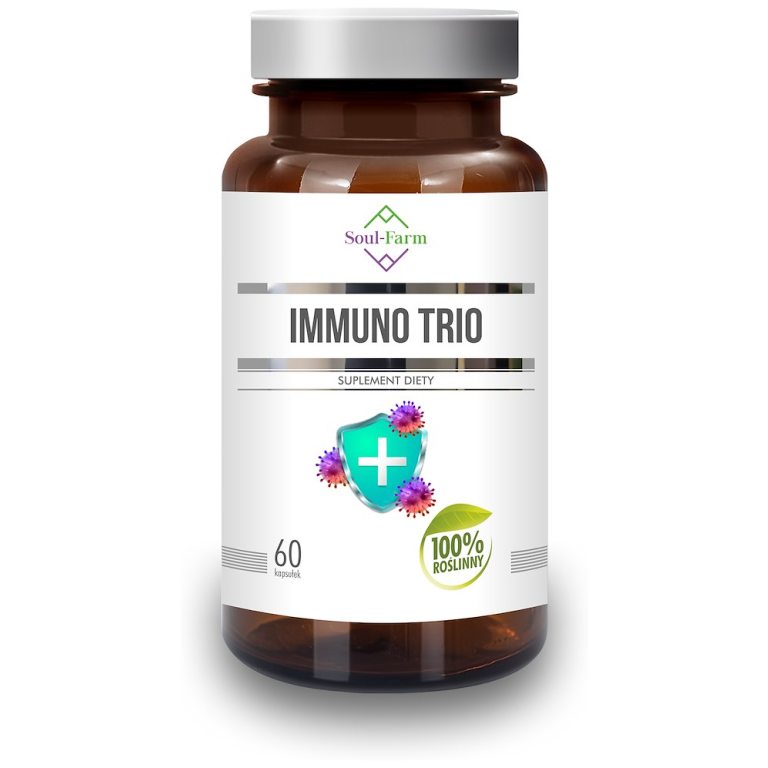 KAPSUŁKI NA ODPORNOŚĆ (IMMUNO TRIO) 60 szt. - SOUL FARM