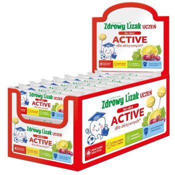 LIZAK O SMAKU WINOGRONO - CYTRYNA DLA AKTYWNYCH BEZ CUKRU BEZGLUTENOWY 6 g - ZDROWY LIZAK (MNIAM MNIAM)