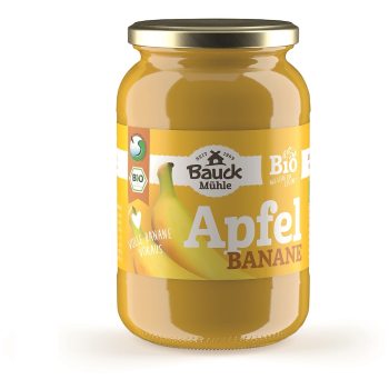 MUS JABŁKO - BANAN BEZ DODATKU CUKRÓW BIO 360 g - BAUCK MUHLE