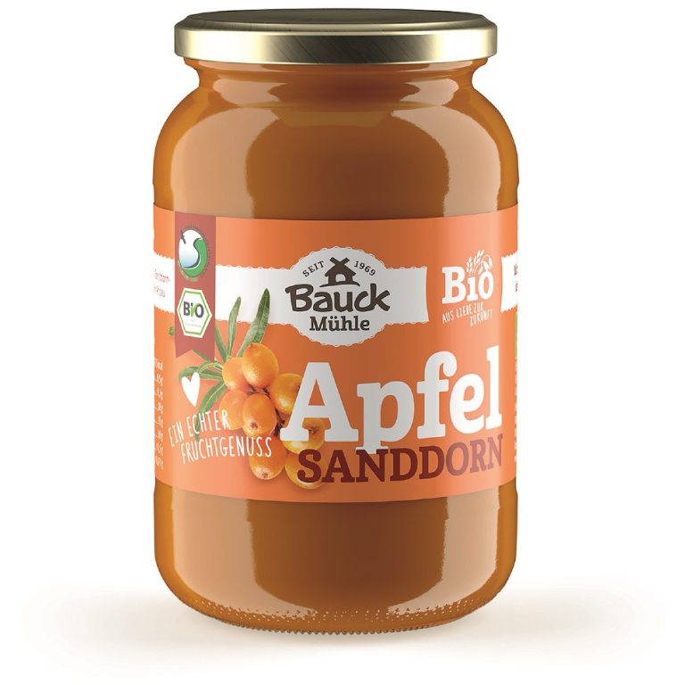 MUS JABŁKO - ROKITNIK BIO 360 g - BAUCK MUHLE