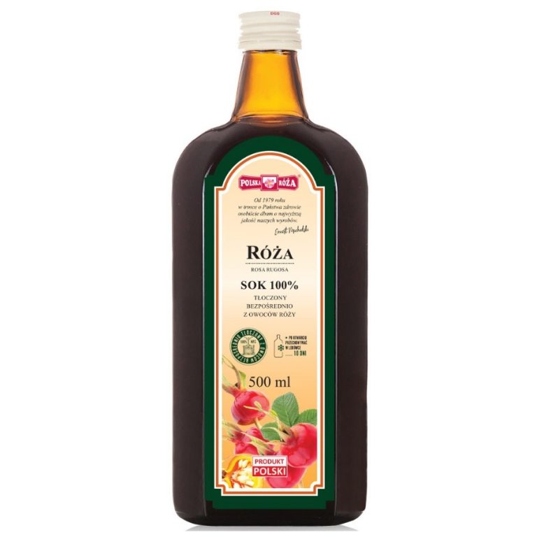 SOK Z RÓŻY NFC 500 ml - POLSKA RÓŻA