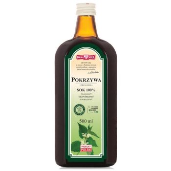 SOK Z POKRZYWY NFC 500 ml - POLSKA RÓŻA