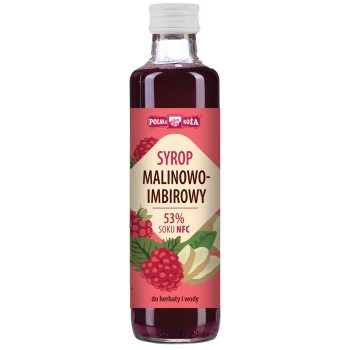 SYROP MALINOWY Z IMBIREM 250 ml - POLSKA RÓŻA