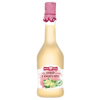 SYROP Z KWIATÓW CZARNEGO BZU 500 ml - POLSKA RÓŻA
