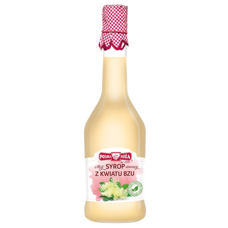 SYROP Z KWIATÓW CZARNEGO BZU 500 ml - POLSKA RÓŻA