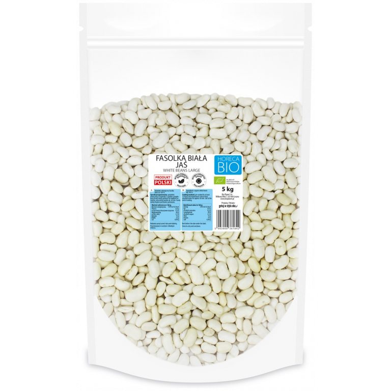 FASOLKA BIAŁA JAŚ BIO 5 kg - HORECA (BIO PLANET)