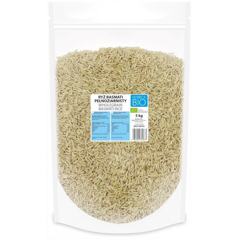 RYŻ BASMATI PEŁNOZIARNISTY BIO 5 kg - HORECA (BIO PLANET)