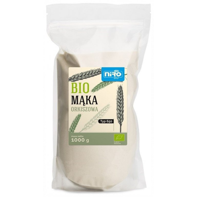 MĄKA ORKISZOWA TYP 650 BIO 1 kg - NIRO