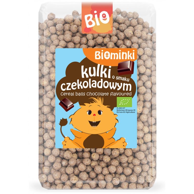 KULKI O SMAKU CZEKOLADOWYM BIO 500 g - BIOMINKI