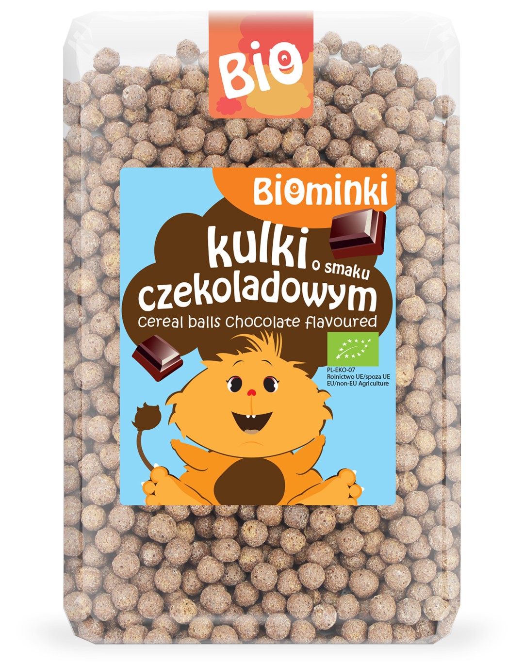 KULKI O SMAKU CZEKOLADOWYM BIO 500 g - BIOMINKI