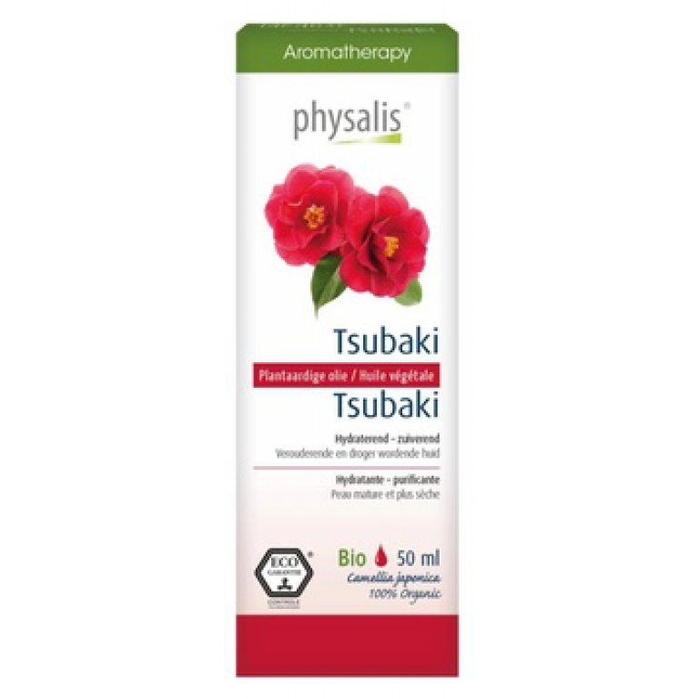 OLEJEK DO TWARZY I CIAŁA KAMELIA JAPOŃSKA (TSUBAKI) ECO 50 ml - PHYSALIS