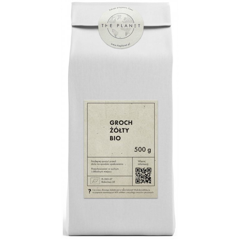 GROCH ŻÓŁTY BIO 500 g - THE PLANET