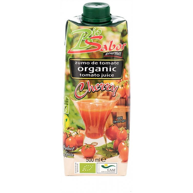 SOK Z POMIDORÓW CHERRY BEZGLUTENOWY BIO 500 ml - BIOSABOR