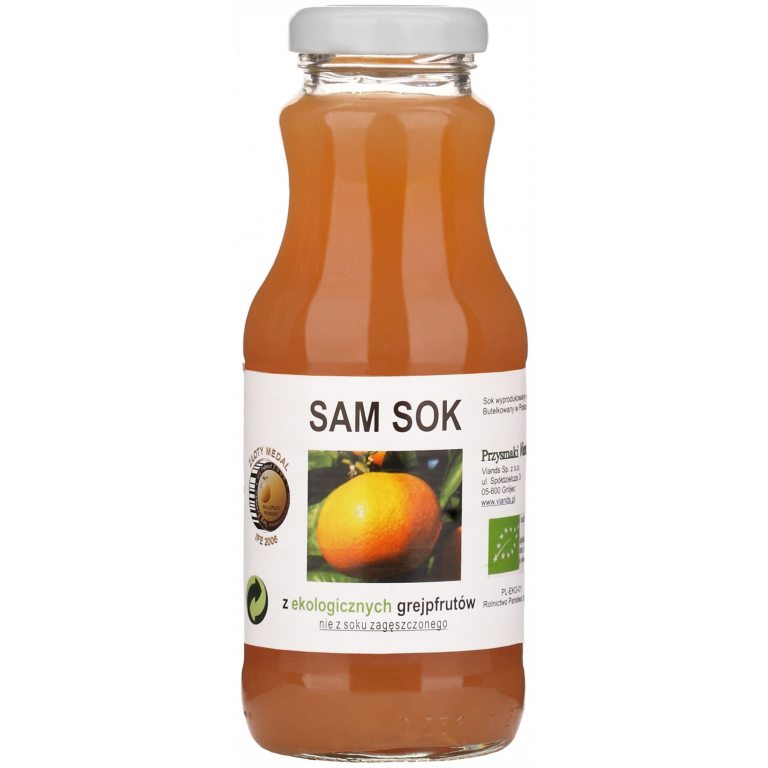 SOK Z CZERWONYCH GREJPFRUTÓW NFC BIO 250 ml - VIANDS (SAM SOK)