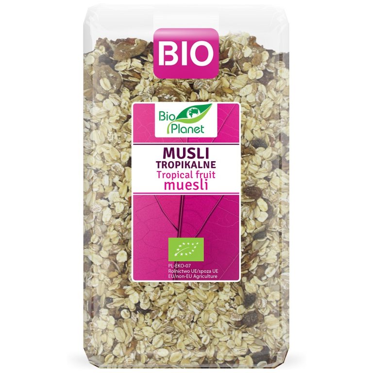 MUSLI TROPIKALNE BIO 600 g - BIO PLANET