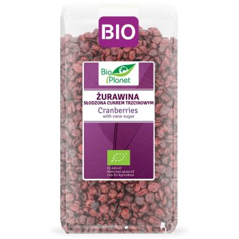 ŻURAWINA SŁODZONA CUKREM TRZCINOWYM BIO 1 kg - BIO PLANET