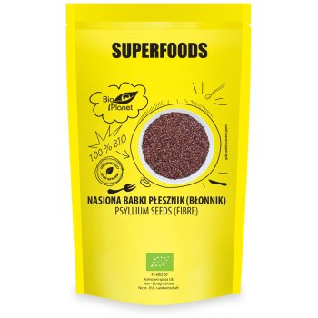 NASIONA BABKI PŁESZNIK (BŁONNIK) BIO 250 g - BIO PLANET SUPERFOODS