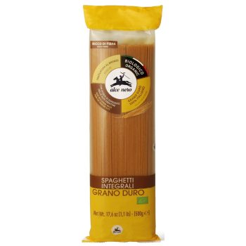 MAKARON (SEMOLINOWY RAZOWY) SPAGHETTI BIO 500 g - ALCE NERO