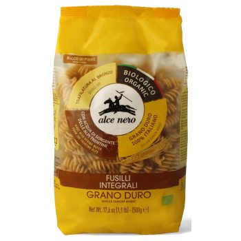 MAKARON (SEMOLINOWY RAZOWY) ŚWIDERKI BIO 500 g - ALCE NERO