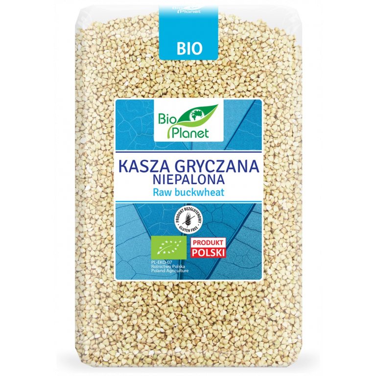 KASZA GRYCZANA NIEPALONA BEZGLUTENOWA BIO 2 kg - BIO PLANET