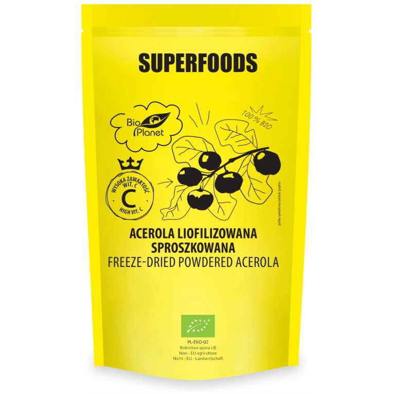 ACEROLA SPROSZKOWANA LIOFILIZOWANA BIO 100 g -  BIO PLANET