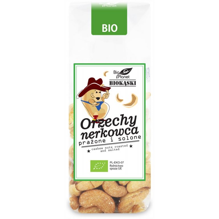 ORZECHY NERKOWCA PRAŻONE I SOLONE BIO 100 g - BIO PLANET