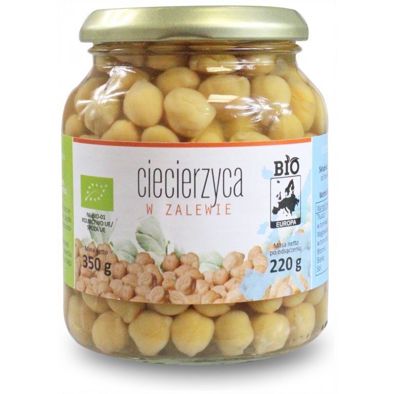 CIECIERZYCA W ZALEWIE BIO 350 g (230 g) (SŁOIK) - BIO PLANET