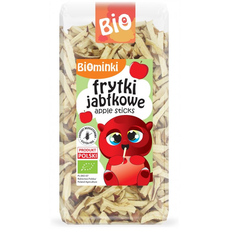 FRYTKI JABŁKOWE BEZGLUTENOWE BIO 50 g - BIOMINKI