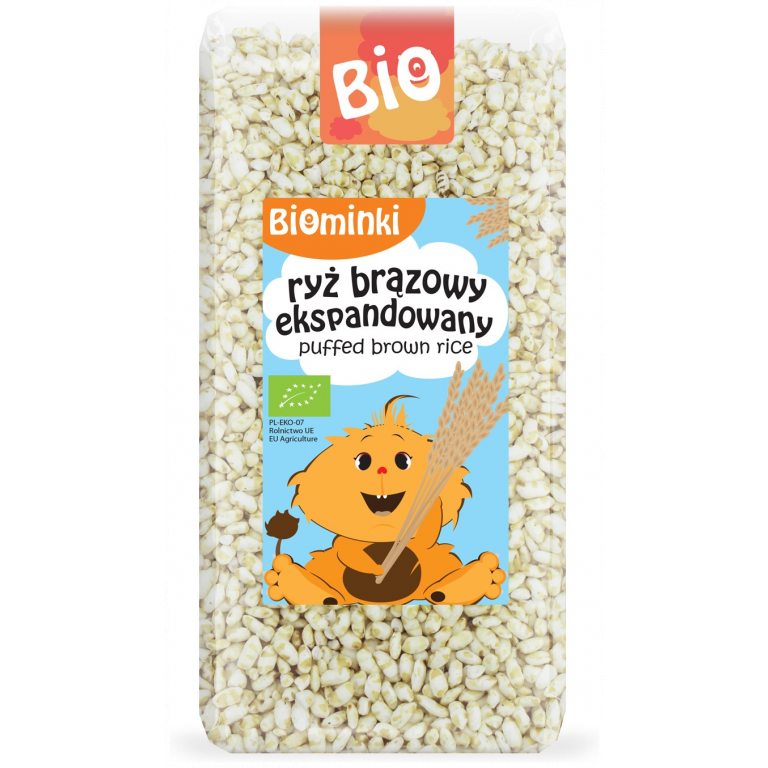 RYŻ BRĄZOWY EKSPANDOWANY BIO 75 g - BIOMINKI