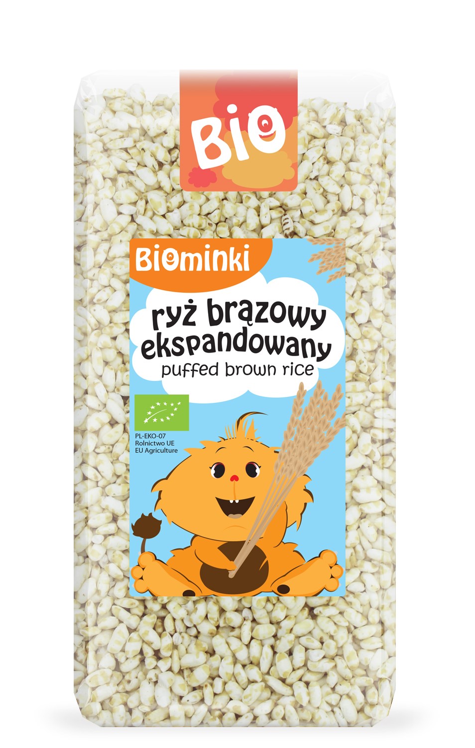 RYŻ BRĄZOWY EKSPANDOWANY BIO 75 g - BIOMINKI