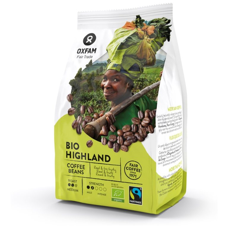 KAWA ZIARNISTA ARABICA/ROBUSTA WYSOKOGÓRSKA FAIR TRADE BIO 250 g - OXFAM